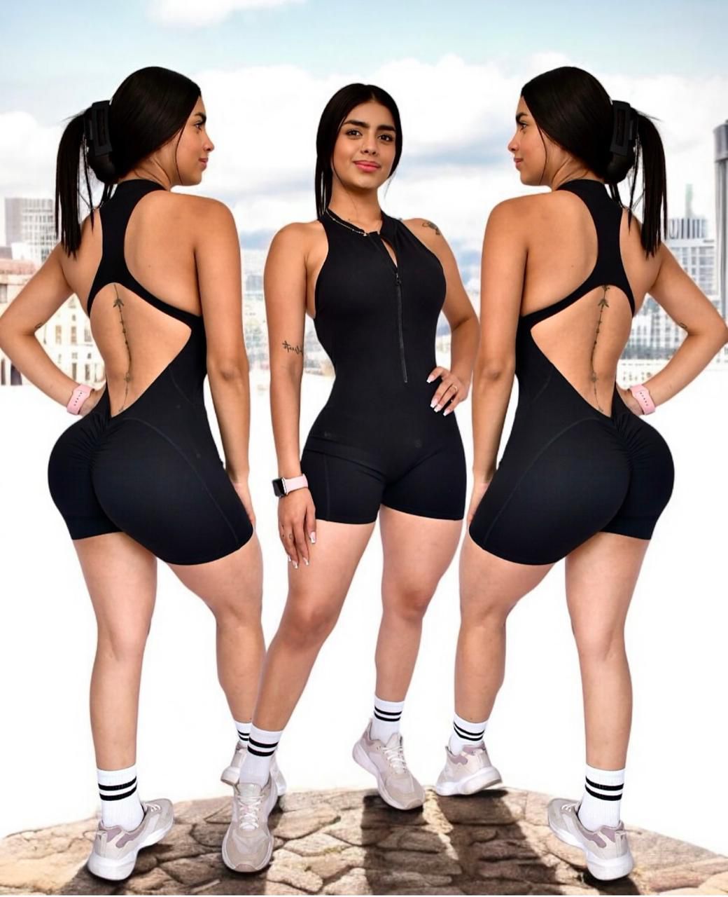 ENTERIZO ATLETIC PUSH UP CORTO