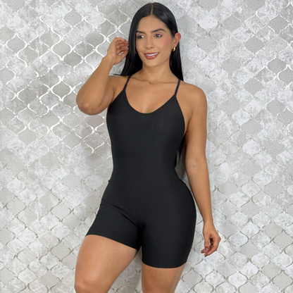 ENTERIZO CORTO PUSH UP TEXTURIZADO