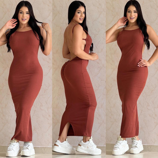 VESTIDO RIB PUSH UP COLOR TERRACOTA
ID: 5633