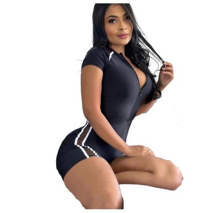ENTERIZO DOS LINEAS MAYATEX CORTO