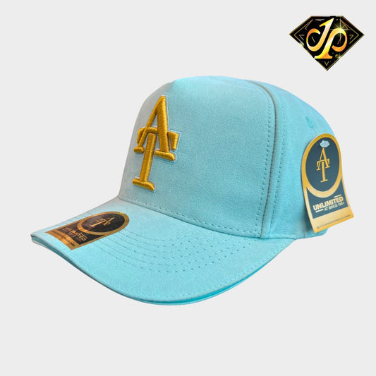 GORRA AT ORIGINALS AZUL CLARO-DORADO