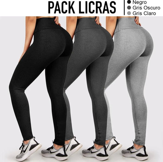 PACK DE LICRAS SUPLEX TALLA U