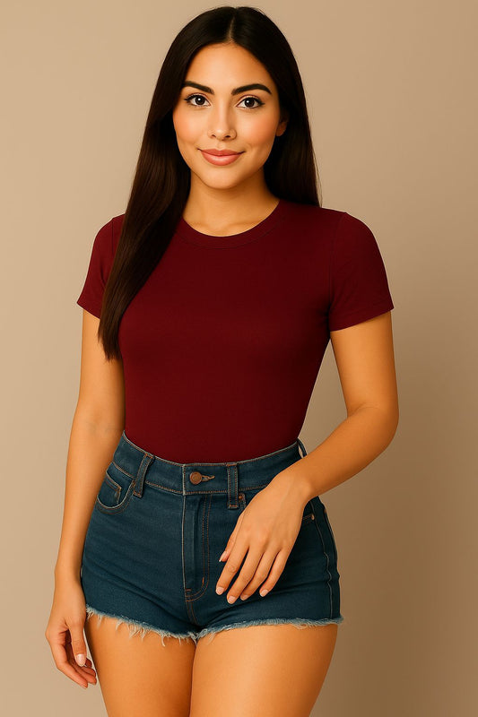 BODY BASICO MANGA CORTA